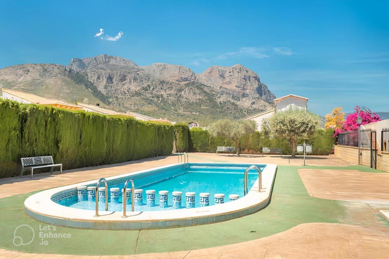 Velo Villa W/ A/C, Free Wi-Fi & Pool Near Benidorm Polop Exterior foto